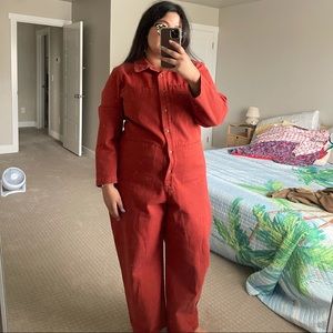 Ilana Kohn Tia Coverall in Terra Heavy Twill